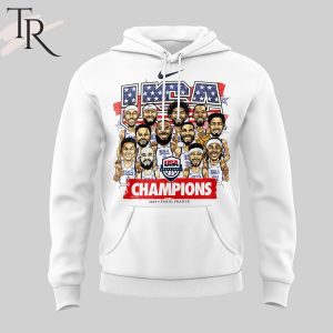 USA Champions 2024 Paris, France Gold Medal Hoodie