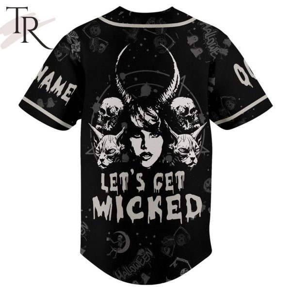 Taylor Swift Let’s Get Wicked Custom Baseball Jersey