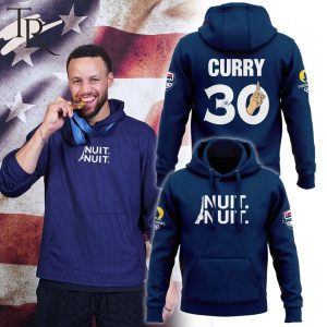 Stephen Curry Gold Paris 2024 T-Shirt