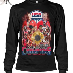 Paris 2024 Champions USA Basketball T-Shirt