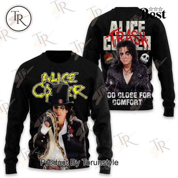 Alice Cooper Trash Too Close For Comfort Hoodie