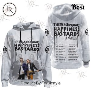 Crowe-Mafia The Black Crowes Happiness Bastards Tour’ 24-25 Hoodie