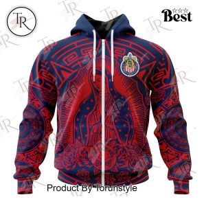 LIGA MX Chivas Guadalajara Special Our Lady Of Guadalupe Design Hoodie