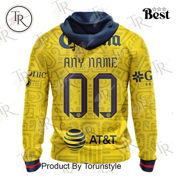 LIGA MX Club America Special 2024 Home Aztec Design Hoodie