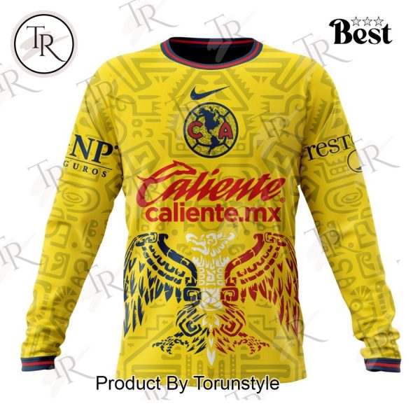 LIGA MX Club America Special 2024 Home Aztec Design Hoodie