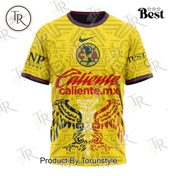 LIGA MX Club America Special 2024 Home Aztec Design Hoodie