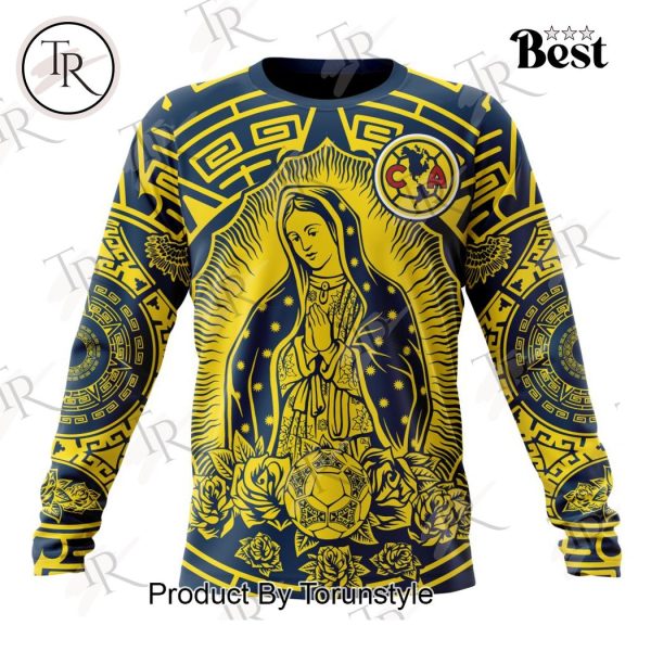 LIGA MX Club America Special Our Lady Of Guadalupe Design Hoodie