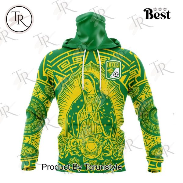 LIGA MX Club Leon Special Our Lady Of Guadalupe Design Hoodie