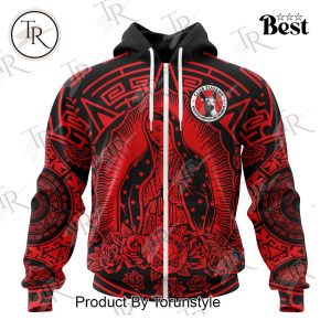 LIGA MX Club Tijuana Special Our Lady Of Guadalupe Design Hoodie