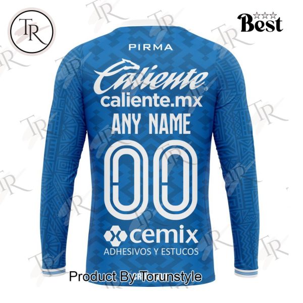 LIGA MX Cruz Azul Special 2024 Home Aztec Design Hoodie