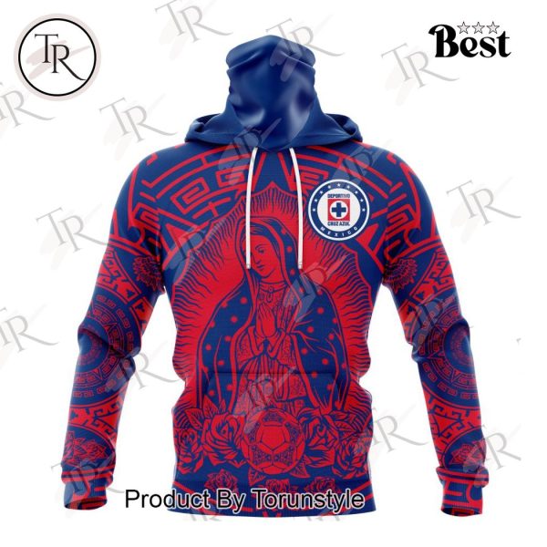 LIGA MX Cruz Azul Special Our Lady Of Guadalupe Design Hoodie