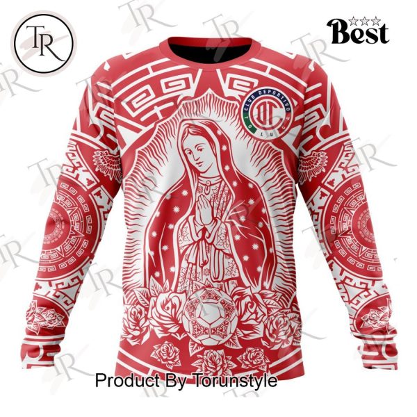 LIGA MX Deportivo Toluca Special Our Lady Of Guadalupe Design Hoodie