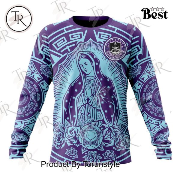 LIGA MX Mazatlan F.C Special Our Lady Of Guadalupe Design Hoodie