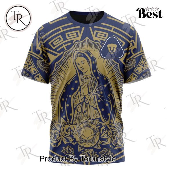 LIGA MX Pumas UNAM Special Our Lady Of Guadalupe Design Hoodie