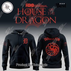 Detroit Tigers House of the Dragon Hoodie – Black