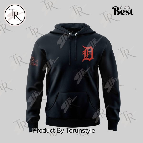 Detroit Tigers House of the Dragon Hoodie – Black