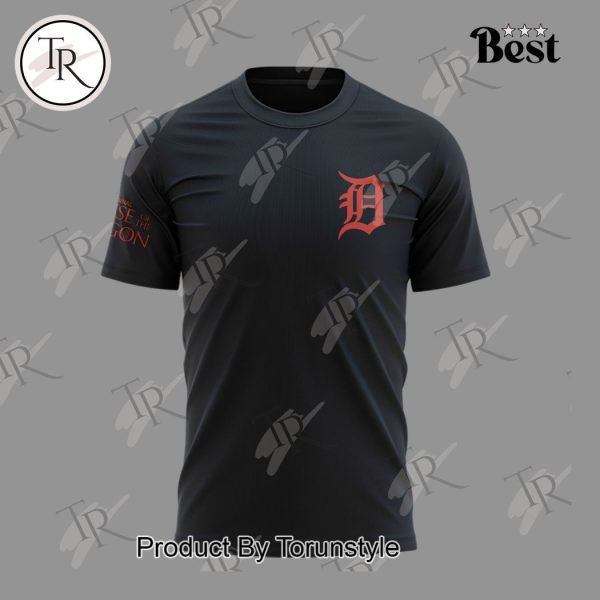 Detroit Tigers House of the Dragon Hoodie – Black