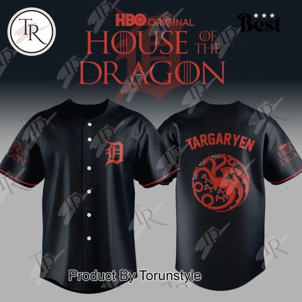 Detroit Tigers House of the Dragon Hoodie – Black