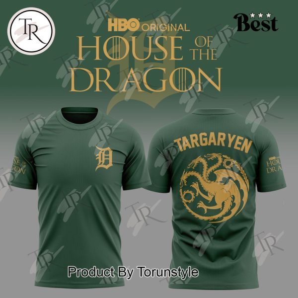 Detroit Tigers House of the Dragon Hoodie – Green