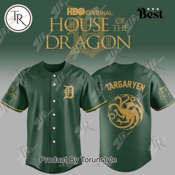 Detroit Tigers House of the Dragon Hoodie – Green