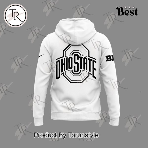 Ohio State Buckeyes Jesus Won Hoodie – White