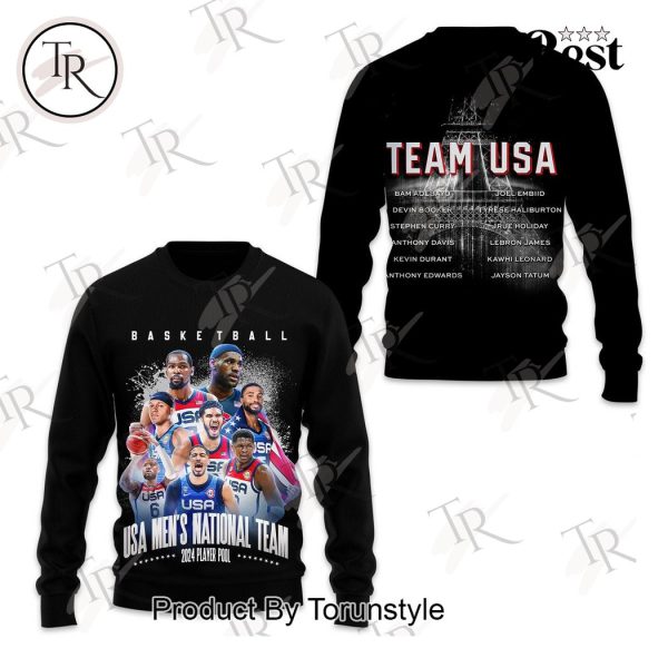 Basketball USA Men’s National Team 2024 Player Pool Hoodie