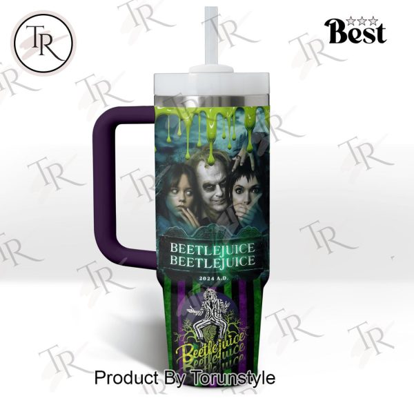 Beetlejuice Empire Back From The Dead It’s Show Time 40oz Tumbler