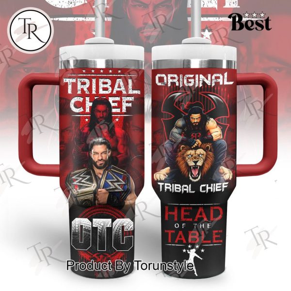 Roman Reigns The Orignal Tribal Chief Head Of The Table 40oz Tumbler