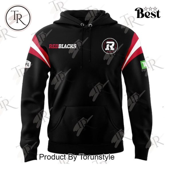 Ottawa Redblacks 10th Anniversary 2014-2024 Hoodie – Black