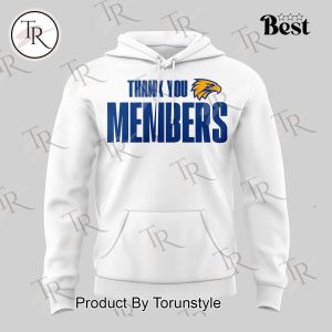 West Coast Eagles Thank You Members Hoodie