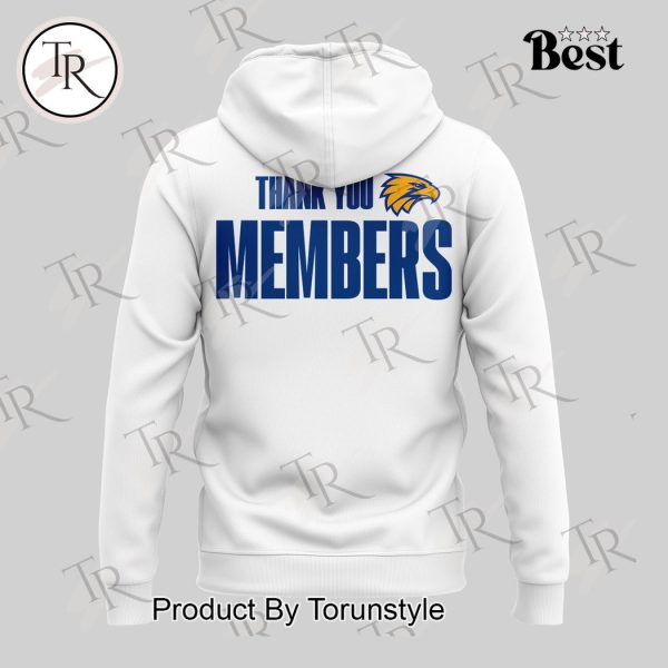 West Coast Eagles Thank You Members Hoodie