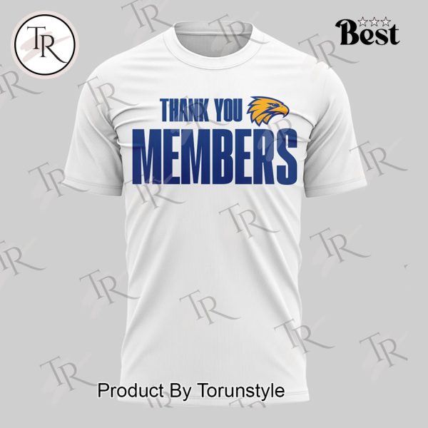 West Coast Eagles Thank You Members Hoodie