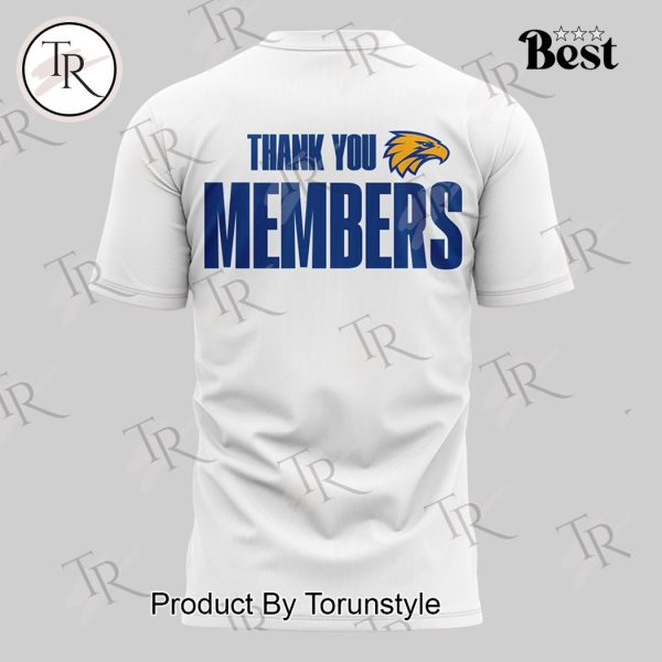 West Coast Eagles Thank You Members Hoodie