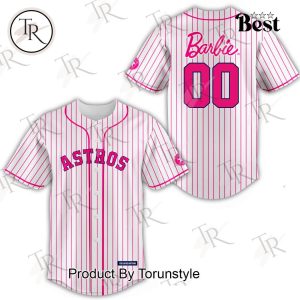 Houston Astros x Barbie Night Game Custom Baseball Jersey