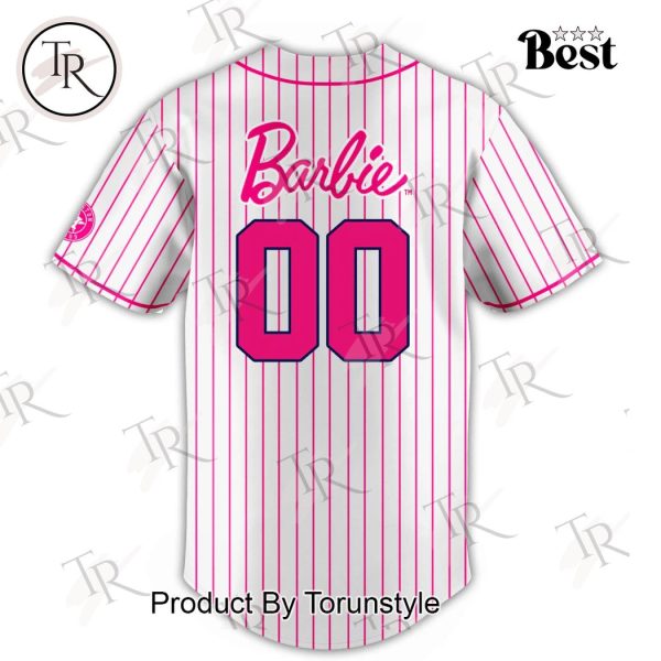 Houston Astros x Barbie Night Game Custom Baseball Jersey