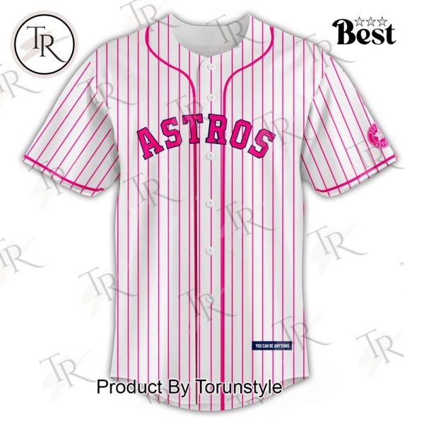 Houston Astros x Barbie Night Game Custom Baseball Jersey