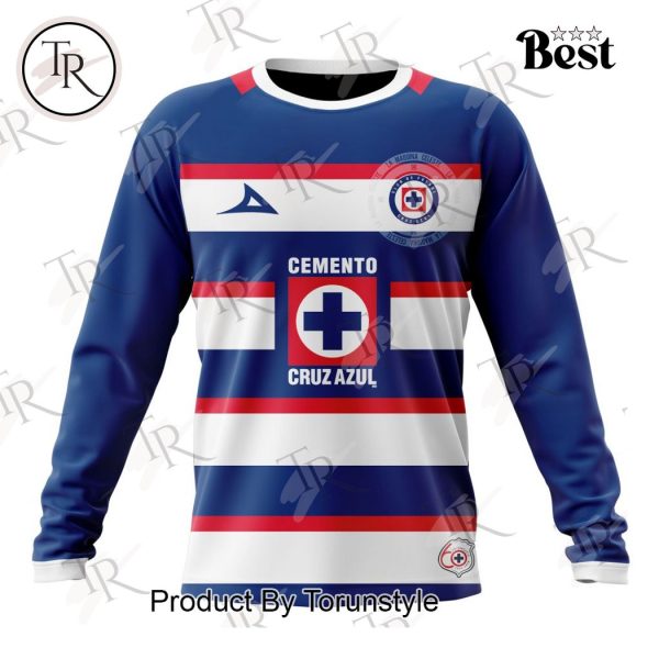 LIGA MX Cruz Azul Personalized 2025 Goalkeeper Away Kits Hoodie