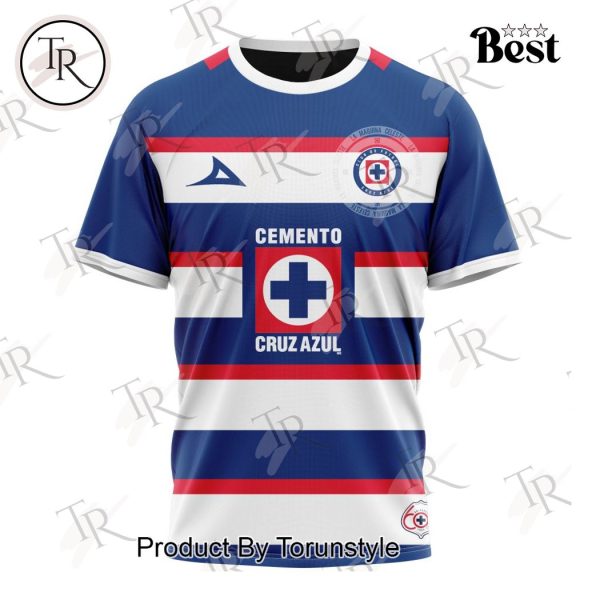 LIGA MX Cruz Azul Personalized 2025 Goalkeeper Away Kits Hoodie