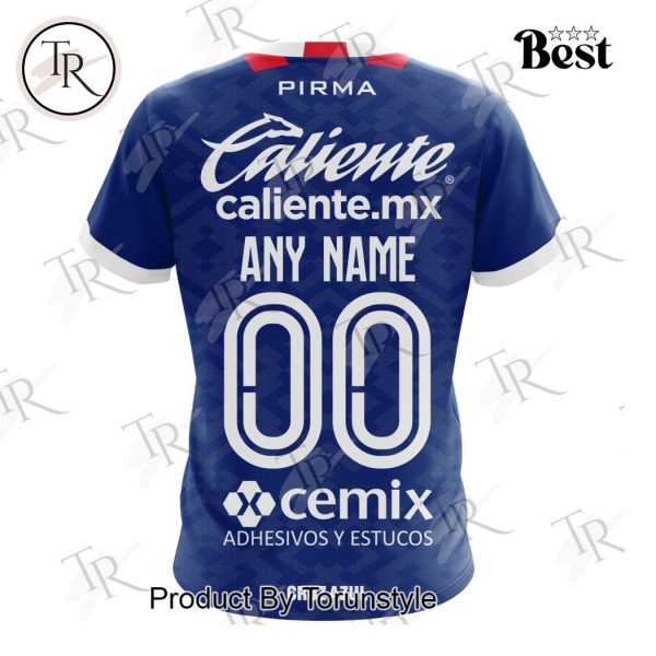 LIGA MX Cruz Azul Personalized 2025 Goalkeeper Away Kits Hoodie