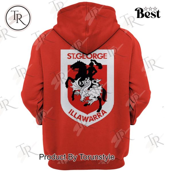 St. George Illawarra Dragons i98FM Illawarra Convoy Celebrating 20 Years Hoodie, Longpants – Red