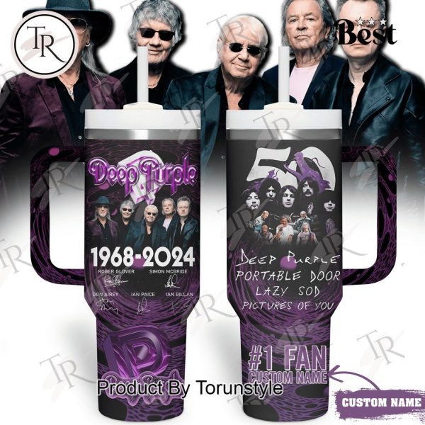 Deep Purple 1968-2024 Custom 40oz Tumbler