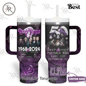 Deep Purple 1968-2024 Custom 40oz Tumbler