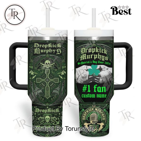 Dropkick Murphys St. Patrick’s Day Tour 2024 Custom 40oz Tumbler