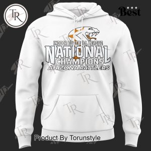 Indoor Football League National Champions 2024 Arizona Rattlers Hoodie – White