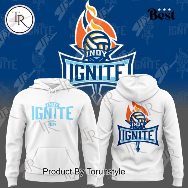 Indy Ignite Pro Volleyball Hoodie – White