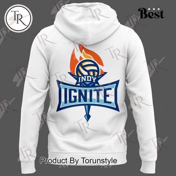 Indy Ignite Pro Volleyball Hoodie – White