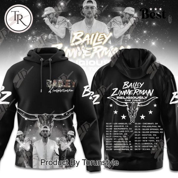 Bailey Zimmerman Religiously The Tour Hoodie