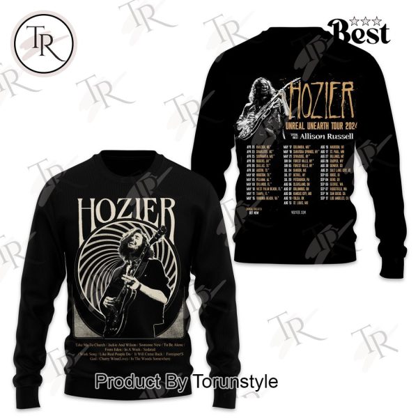 Hozier Unreal Unearth Tour 2024 Hoodie