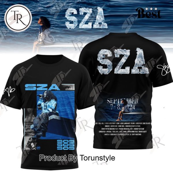 SZA SOS Tour September 7-8, 2024 Hoodie