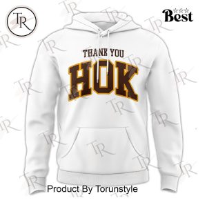 Hawthorn Football Club Thank You Hok Hoodie